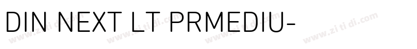DIN NEXT LT PRMEDIU字体转换